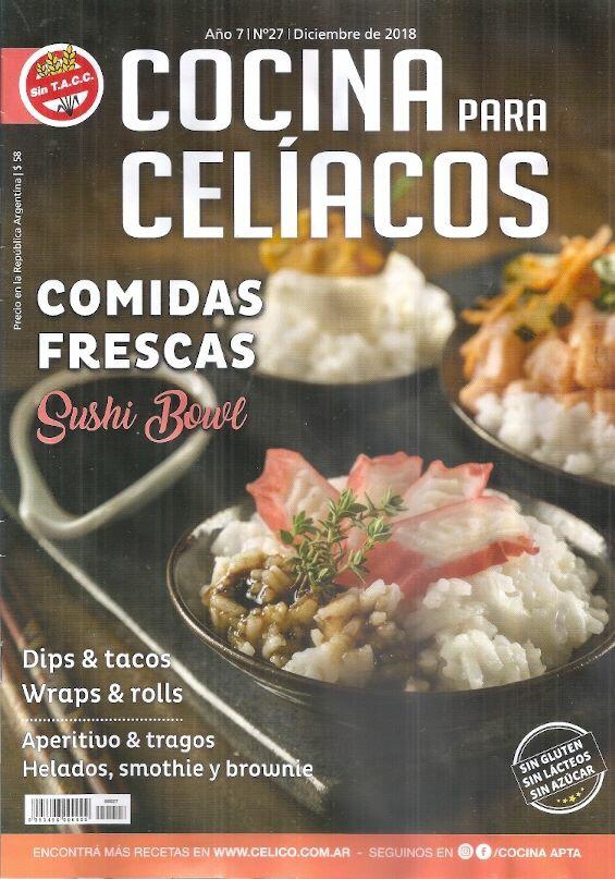 Revista Cocina para Celiacos. Tapa