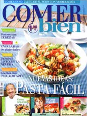 Revista Comer Bien, tapa