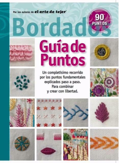 Revista El Arte de Tejer. Bordados. Guia de puntos. Tapa