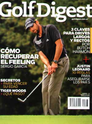 Revista Golf digest, tapa