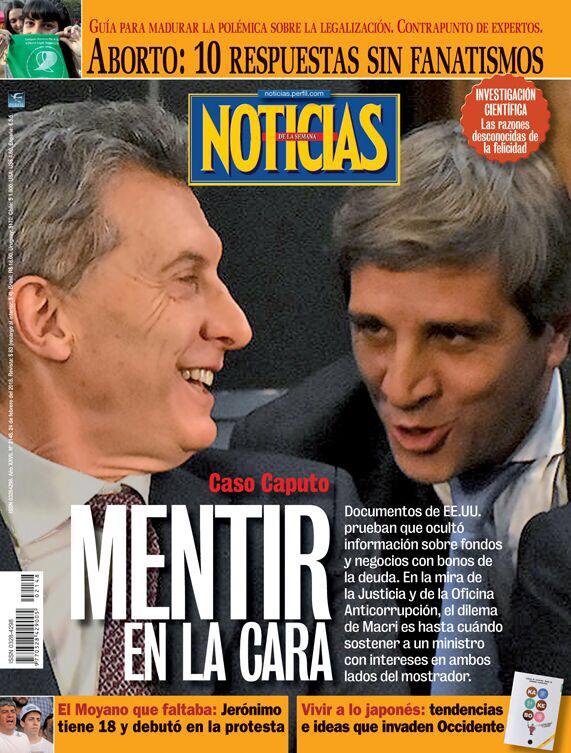 Revista Noticias. Tapa